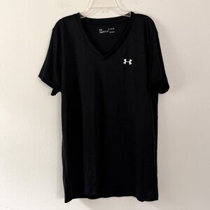under armour // black tech v neck tee shirt XL